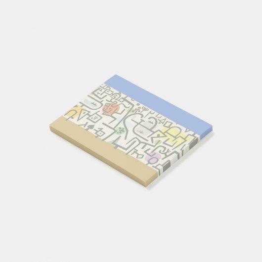 Paul Klee Rich Harbor Abstract Expressionisme Post-it® Notes (Schuin)