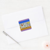 Paul Klee Rich Harbor Abstract Expressionisme Vierkante Sticker (Envelop)