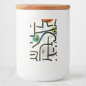 Paul Klee Rich Harbor Abstract Expressionisme Voedselcontainer Etiket (Voorkant)