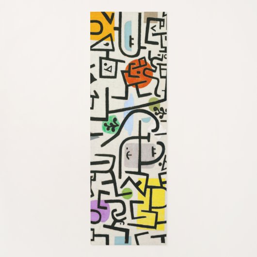Paul Klee Rich Harbor Abstract Expressionisme Yogamat (Voorkant)