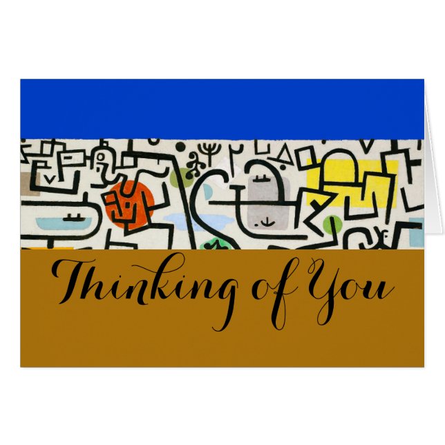 Paul Klee Rich Harbour Abstract expressionisme (Voorkant Horizontaal)