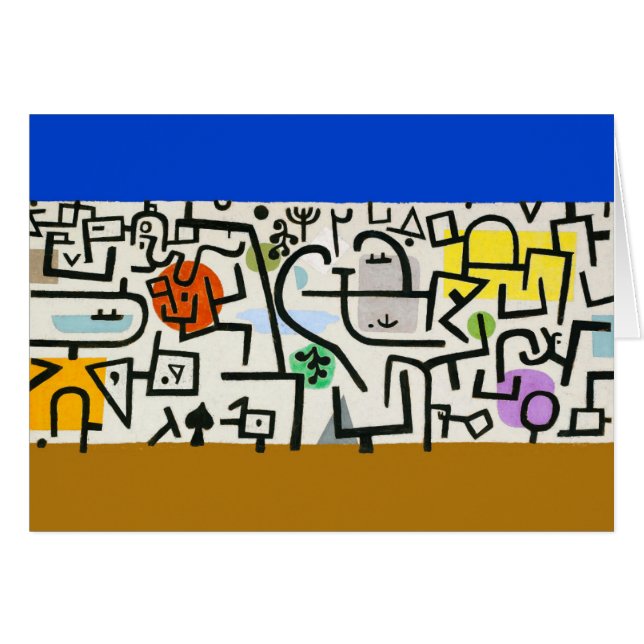 Paul Klee Rich Harbour Abstract expressionisme (Voorkant Horizontaal)