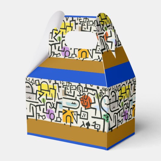 Paul Klee Rich Harbour Abstract expressionisme Bedankdoosjes (Achterkant)