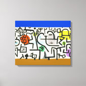 Paul Klee Rich Harbour Abstract expressionisme Canvas Afdruk (Voorkant)