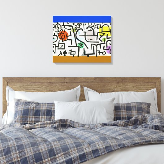 Paul Klee Rich Harbour Abstract expressionisme Canvas Afdruk (Insitu (Slaapkamer))