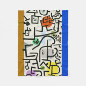 Paul Klee Rich Harbour Abstract expressionisme Fleece Deken (Voorkant)