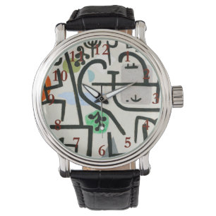 Paul Klee Rich Harbour Abstract expressionisme Horloge