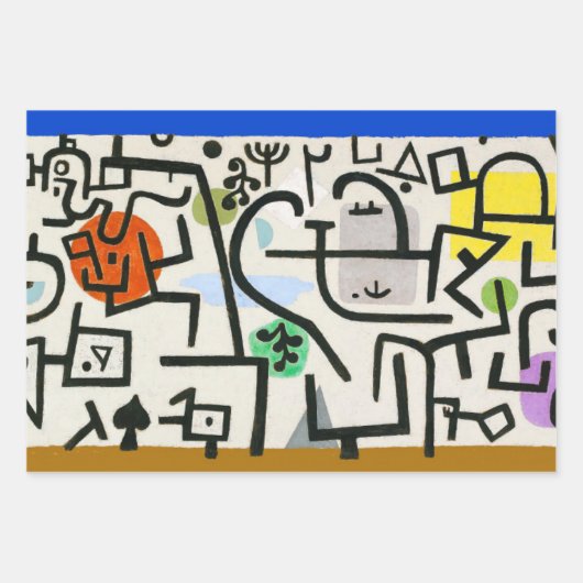 Paul Klee Rich Harbour Abstract expressionisme Inpakpapier Vel (Voorkant)