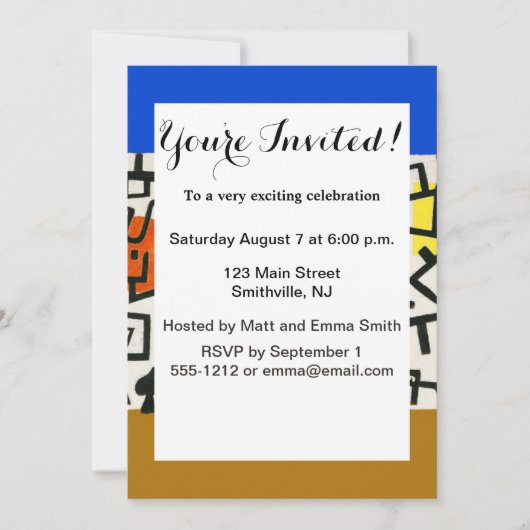 Paul Klee Rich Harbour Abstract expressionisme Kaart (Voorkant)