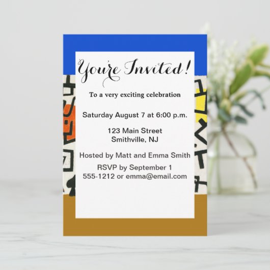 Paul Klee Rich Harbour Abstract expressionisme Kaart (Staand voorkant)