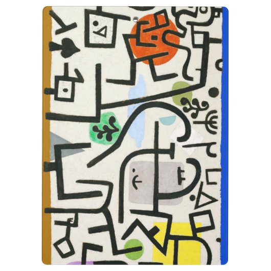 Paul Klee Rich Harbour Abstract expressionisme Klembord (Achterkant)