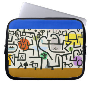 Paul Klee Rich Harbour Abstract expressionisme Laptop Sleeve