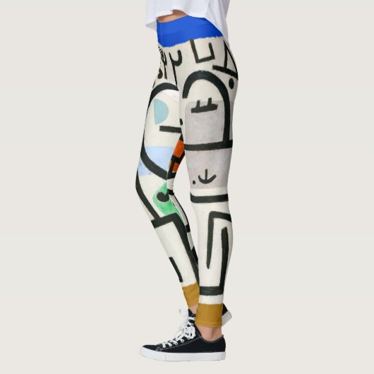 Paul Klee Rich Harbour Abstract expressionisme Leggings (Links)