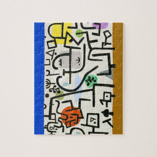 Paul Klee Rich Harbour Abstract expressionisme Legpuzzel (Verticaal)