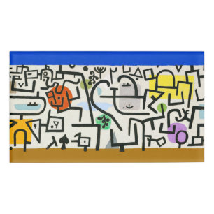 Paul Klee Rich Harbour Abstract expressionisme Naambadge