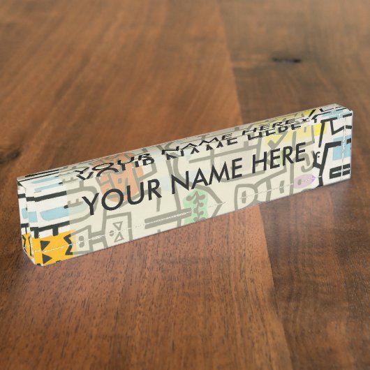 Paul Klee Rich Harbour Abstract expressionisme Naambordje (Zijkant)