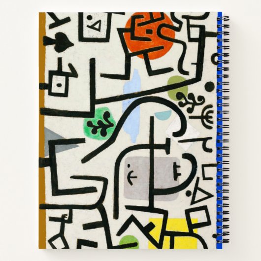 Paul Klee Rich Harbour Abstract expressionisme Notitieboek (Achterkant)