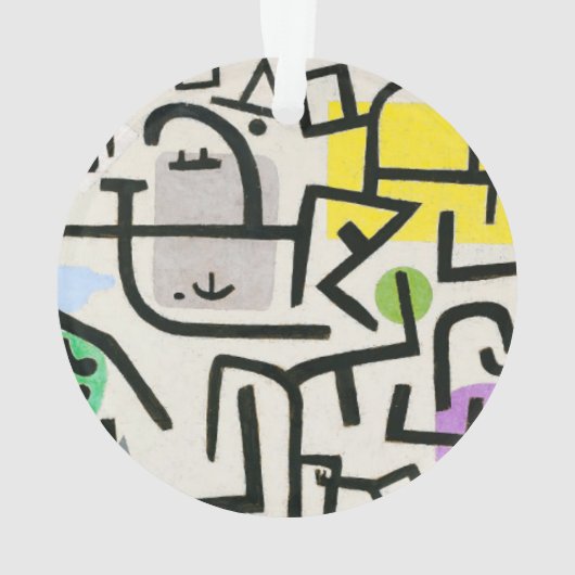 Paul Klee Rich Harbour Abstract expressionisme Ornament (achterkant)