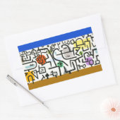 Paul Klee Rich Harbour Abstract expressionisme Rechthoekige Sticker (Envelop)