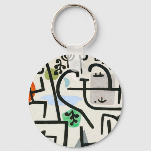 Paul Klee Rich Harbour Abstract expressionisme Sleutelhanger (Voorkant)