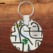 Paul Klee Rich Harbour Abstract expressionisme Sleutelhanger (Voorkant)