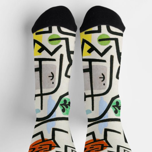 Paul Klee Rich Harbour Abstract expressionisme Sokken (Top)