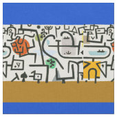 Paul Klee Rich Harbour Abstract expressionisme Stof (Close Up)