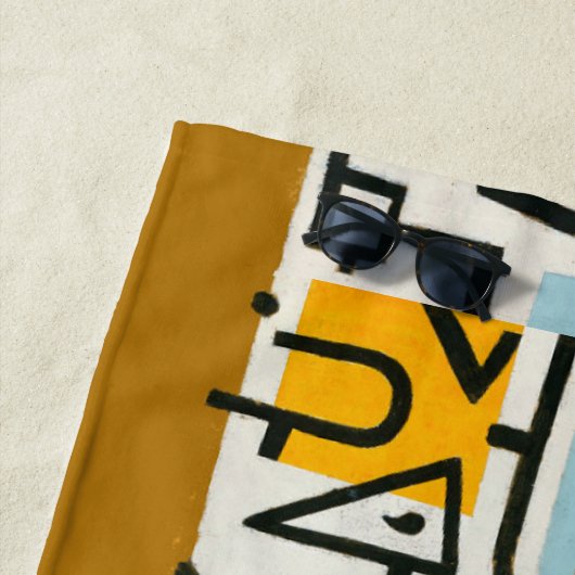 Paul Klee Rich Harbour Abstract expressionisme Strandlaken (In situ)