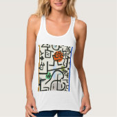 Paul Klee Rich Harbour Abstract expressionisme Tanktop (Voorkant)