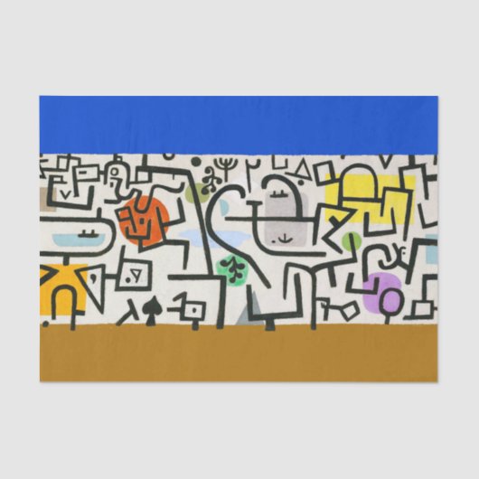 Paul Klee Rich Harbour Abstract expressionisme Tissuepapier (Voorkant)