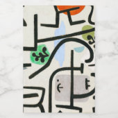 Paul Klee Rich Harbour Abstract expressionisme Voedselcontainer Etiket (Enkel label)