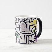 Paul Klee Rich Port Abstract Art Mug Magische Mok (Voorkant rechts)