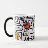 Paul Klee Rich Port Abstract Art Mug Magische Mok (Links)