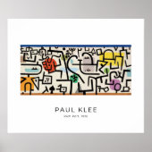Paul Klee, Rich Port Abstract Modern Fine Art Poster (Voorkant)