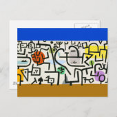 Paul Klee Rich Port Harbor Abstract reizen Briefkaart (Voorkant / Achterkant)