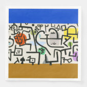 Paul Klee Rich Port Harbor Abstract reizen Servet (Voorkant)