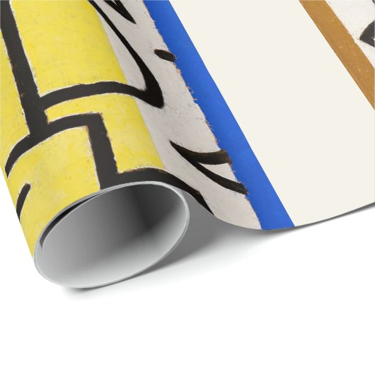 Paul Klee "Rich Port" Modern Abstract Cadeaupapier (Rol Hoek)