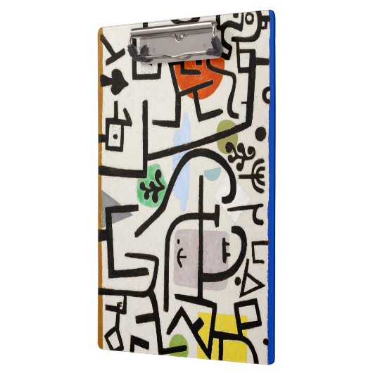 Paul Klee "Rich Port" Modern Abstract Klembord (Links)