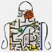 Paul Klee "Rich Port" Modern Abstract Schort (Voorkant)