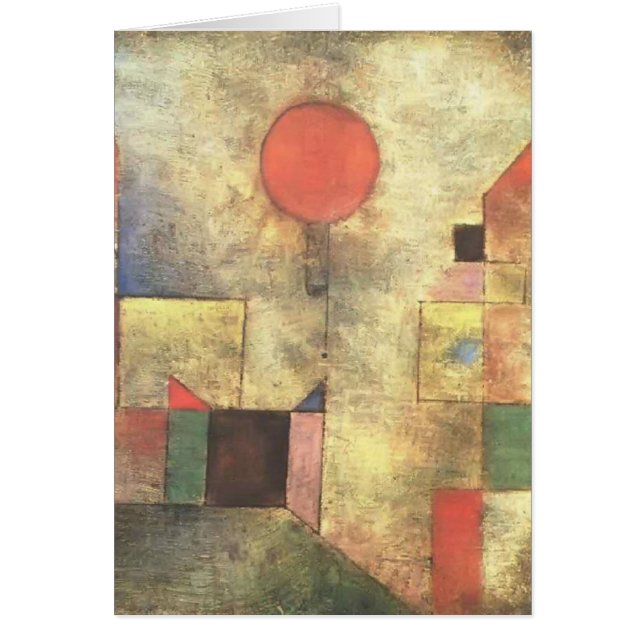 Paul Klee: Rode ballon (Voorkant)