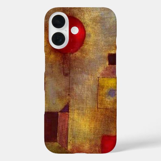 Paul Klee Rode Ballon Abstract Kleurrijke Kunst Case-Mate iPhone Case (Achterkant)
