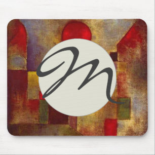 Paul Klee Rode Ballon Abstract Kleurrijke Kunst  Muismat