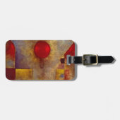 Paul Klee Rode Ballon Abstracte Kleurrijke Kunst Bagagelabel (Voorkant horizontaal)