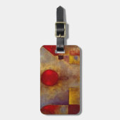 Paul Klee Rode Ballon Abstracte Kleurrijke Kunst Bagagelabel (Voorkant verticaal)