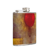 Paul Klee Rode Ballon Abstracte Kleurrijke Kunst Heupfles (Rechts)