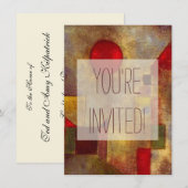 Paul Klee Rode Ballon Abstracte Kleurrijke Kunst Kaart (Voorkant / Achterkant)