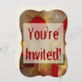 Paul Klee Rode Ballon Abstracte Kleurrijke Kunst Kaart (Voorkant / Achterkant)