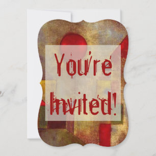 Paul Klee Rode Ballon Abstracte Kleurrijke Kunst Kaart