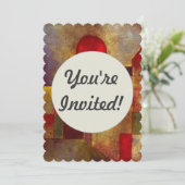 Paul Klee Rode Ballon Abstracte Kleurrijke Kunst Kaart (Staand voorkant)