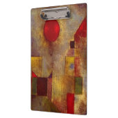 Paul Klee Rode Ballon Abstracte Kleurrijke Kunst Klembord (Links)